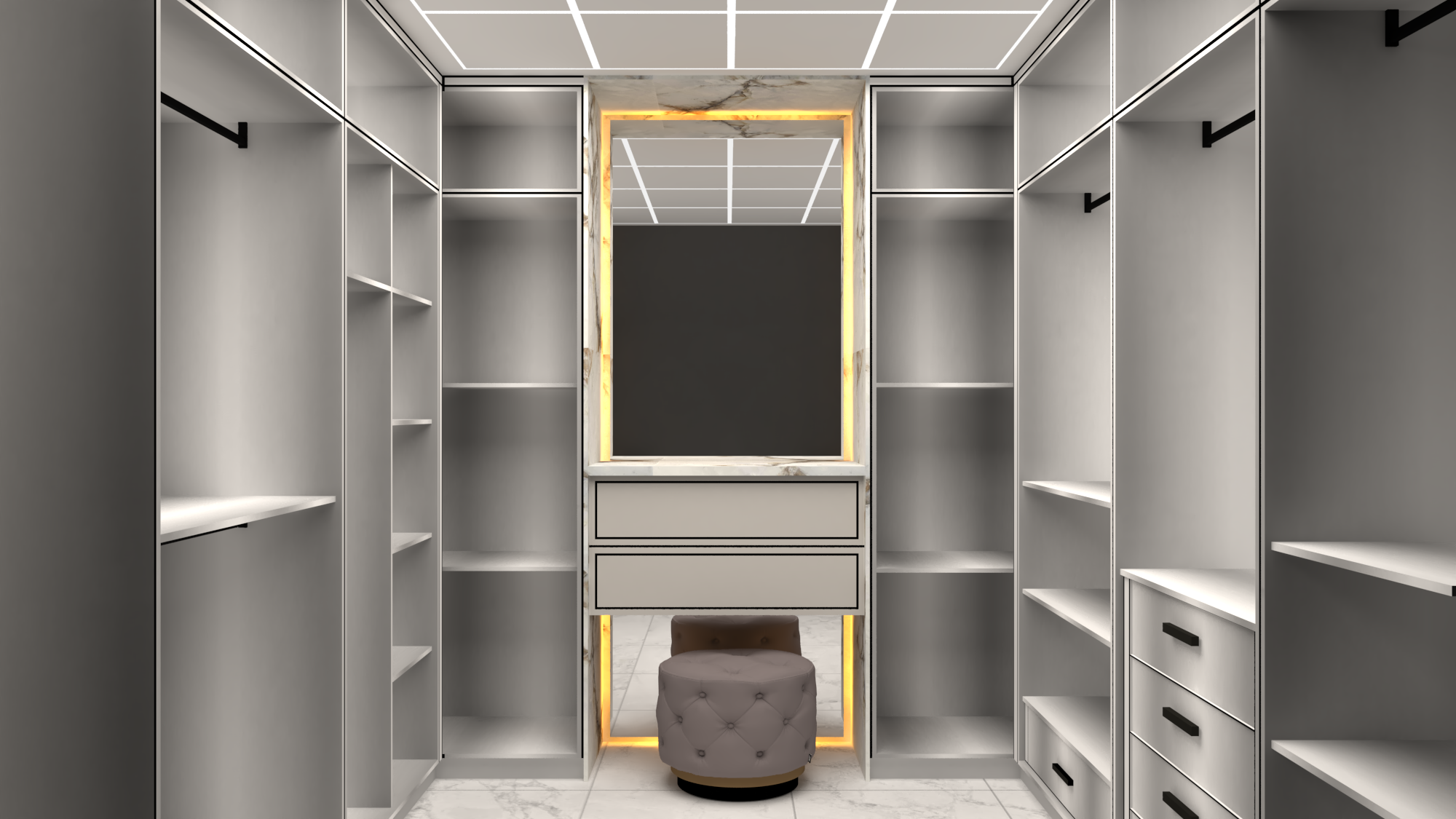 Customizable Modular Wardrobe - Brand Name: Jindal Steel
