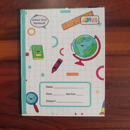 Ns 136 Pages Maths School Notebook - Binding: Saddle Stitched