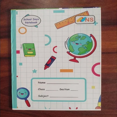 Ns 184 Pages Maths School Notebook - Binding: Stapler