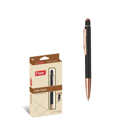 Flair Gold Touch Metal Ball Pen - Color: Black