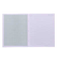 Ns 104 Pages Graph Notebook - Duplex Material, 18x24cm Square Size | Soft Cover, Stapler Binding, Perfect For Writing