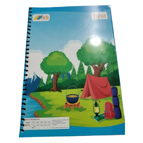 A4 180 Pages Spiral Register