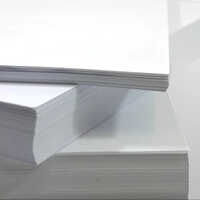 White Printing Paper - A4 Size , Pure White Kraft Paper For Laser Printing With Film Lamination Finish