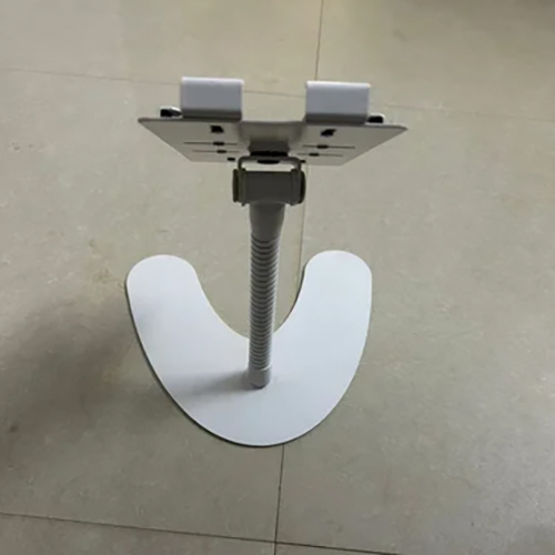 Desktop Adjustable Tablet Stand - Metallic Structure, Adjustable Size For All Tablets, Sleek Silver Color, Warranty Included