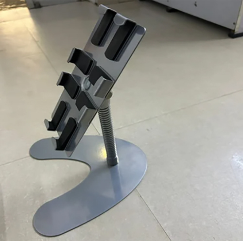 Desktop Tablet Stand - High-quality Metal, 360 Degree Rotation, Available In Grey Or Black Colors, Versatile And Adjustable Design With Warranty