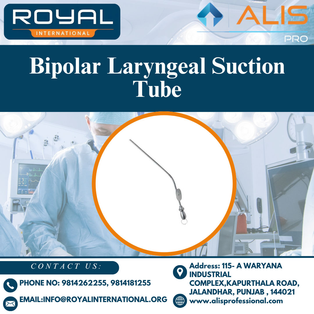 Bipolar Laryngeal Suction Tube