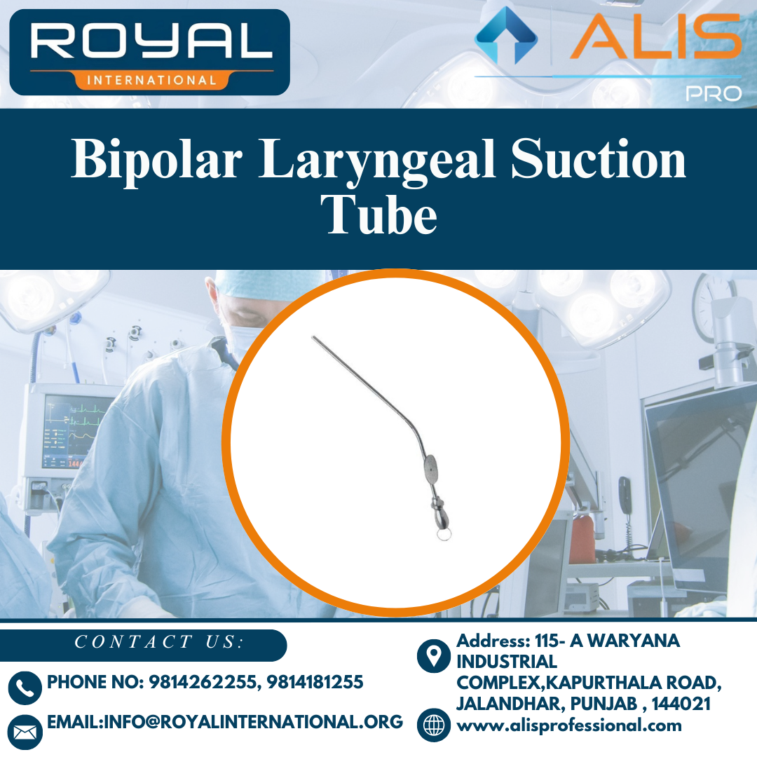 Bipolar Laryngeal Suction Tube