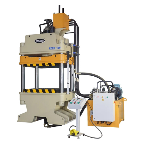 50 Ton Hydraulic 4 Pillar Press - Color: Grey