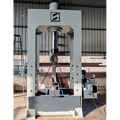 200 Ton Hydraulic Press - 700x400mm Work Area | New Gray Design, Industrial Use, Efficient Hydraulic Power