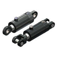 Welded Hydraulic Cylinder - High-quality Steel, 40 Mm Bore Diameter, Sleek Black Color | Durable, High Pressure Resistant, Customizable Design