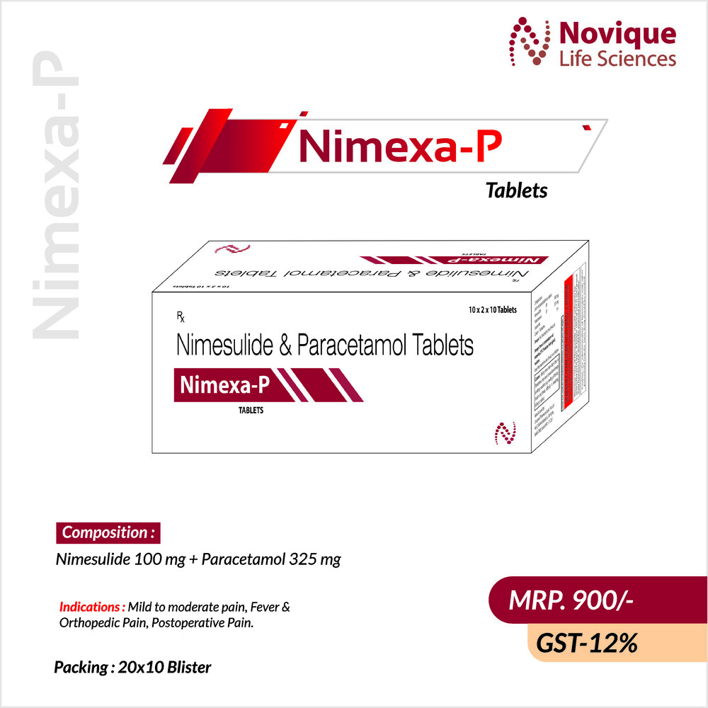 Nimesulide 100 Mg + Paracetamol 325 Mg