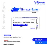 Nimesulide 100 Mg + Drotaaverine 40mg - Dosage Form: Tablet