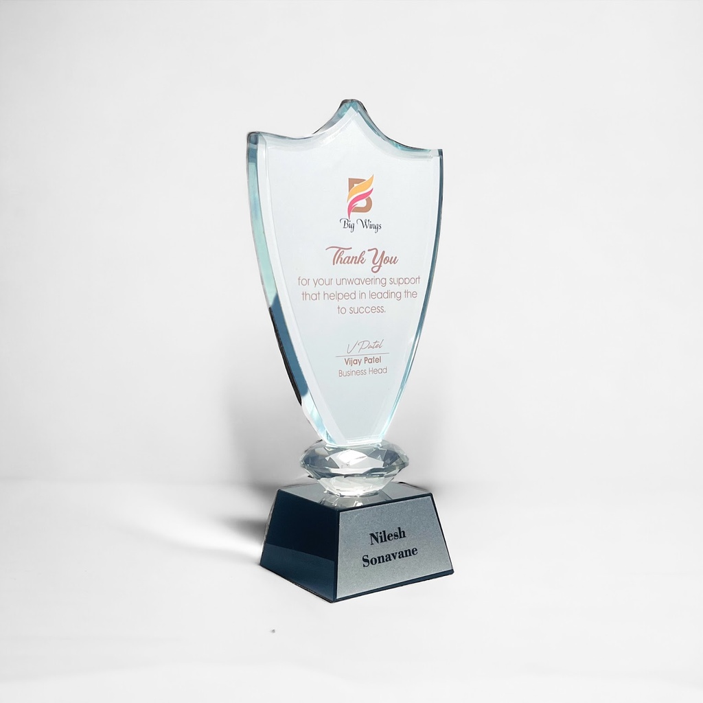 Elegant & Durable Crystal Exclusive Trophy