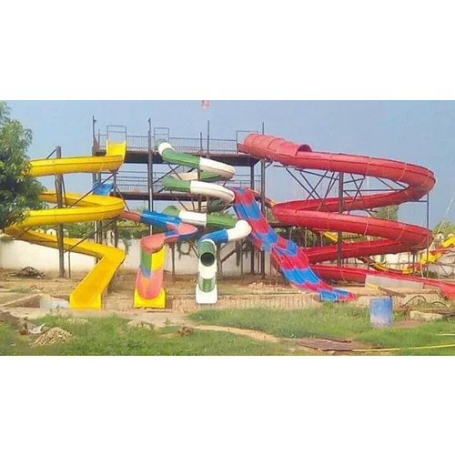 Outdoor FRP Water Park Slide