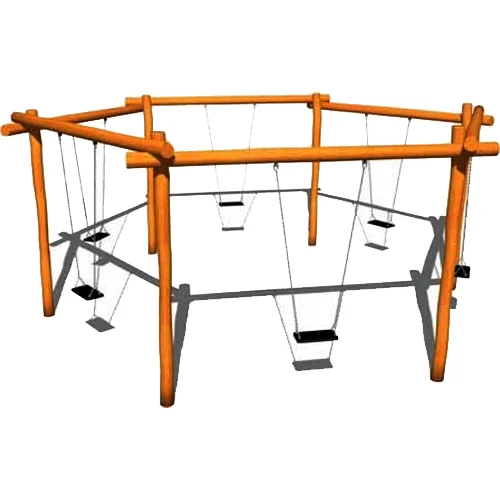 आऊटडोर हेक्सागोनल स्विंग