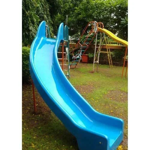 Playground Curve Slide - Material: Metal