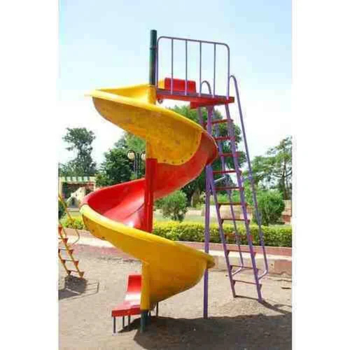 Playground Spiral Slide