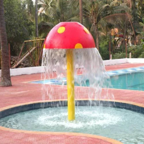 Red And Yellow Water Park Umbrella