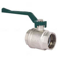 Zoloto Ball Valve - Stainless Steel, 12 Inch , Polished Silver Finish For Medium Pressure Industrial Water Applications