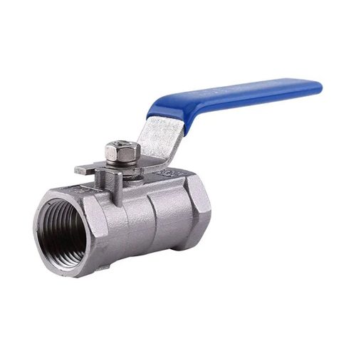 Female Ball Valve - High-Quality Brass Material, Different Sizes Available, Polished Silver Finish | Ideal for Industrial Liquid and Gas Flow Control