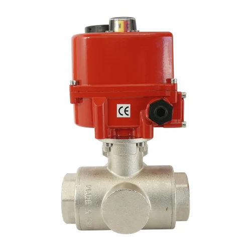 Motor Operated Ball Valve - Polished Casting Material, Various Sizes Available , 0.4HP Motor & Efficient Fluid Control