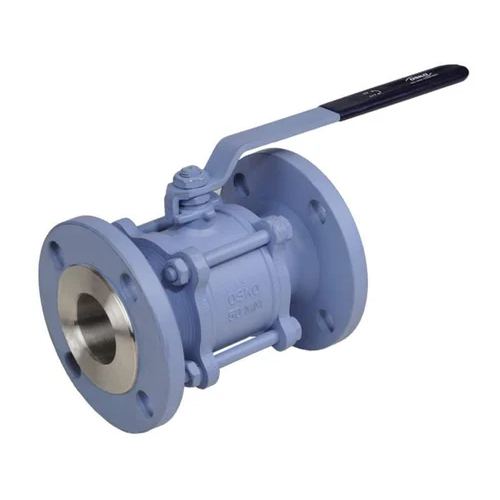 Ms Flanged Ball Valve - Finish: Polished