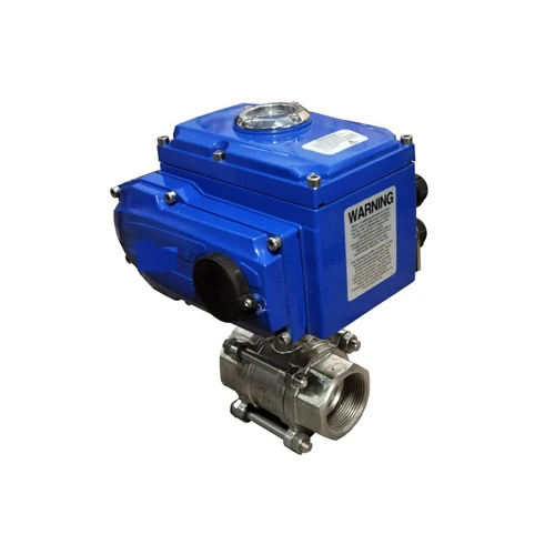 Motorized Ball Valve - Color: Blue