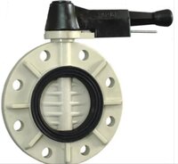 Pp Butterfly Valve - Color: Silver