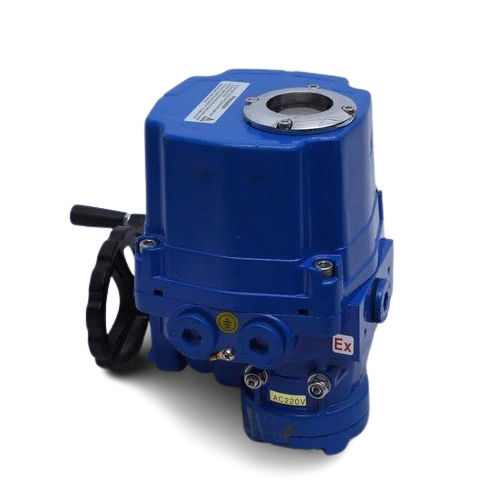 Aluminium Electric Rotary Actuator - Color: Blue