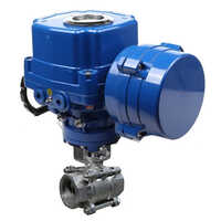 Motorized Pinch Valve - 220v Ac Single Phase, 10-12kg Blue Design | Reliable Flow Control, Easy Installation, Warranty Included