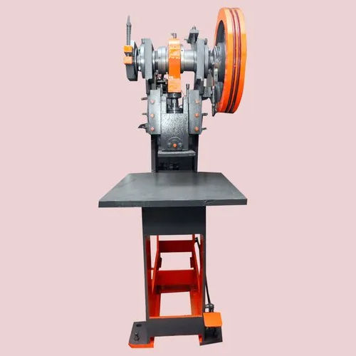 Sesh01 Hydraulic Sole Cutting Machine - Color: Black