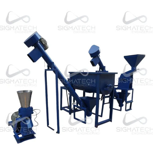 Semi Automatic Cattle Feed Plant