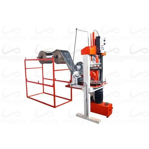 Fully Automatic 8 Roll Paper Dona Making Machine - Color: Orange