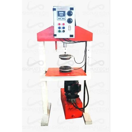 Hydraulic Paper Plate Making Machine - Color: Orange