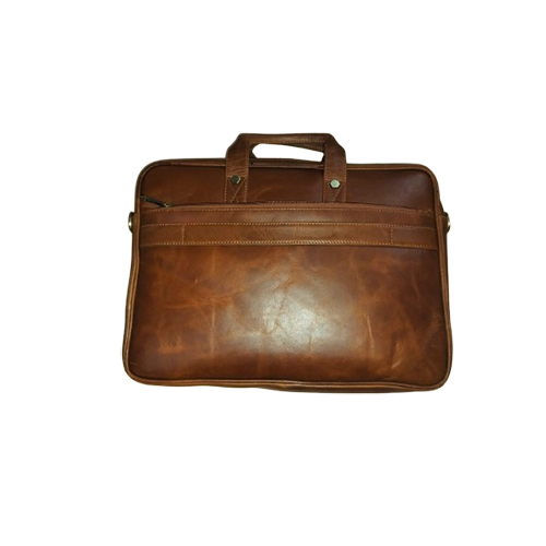 Crunch Leather Laptop Bag