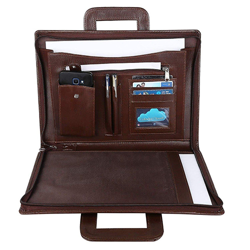 Brown Leather Laptop Bag
