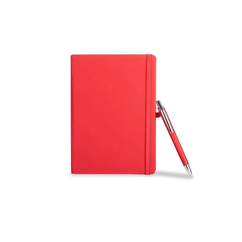 Red Corporate Dairy With Pen