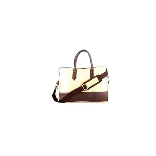 Office Jute Laptop Bag - High-Quality Jute, Various Sizes Available , Customizable Design with Plain Pattern and Adjustable Strap