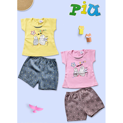 7004 Baby Girls Top And Hotpant Set