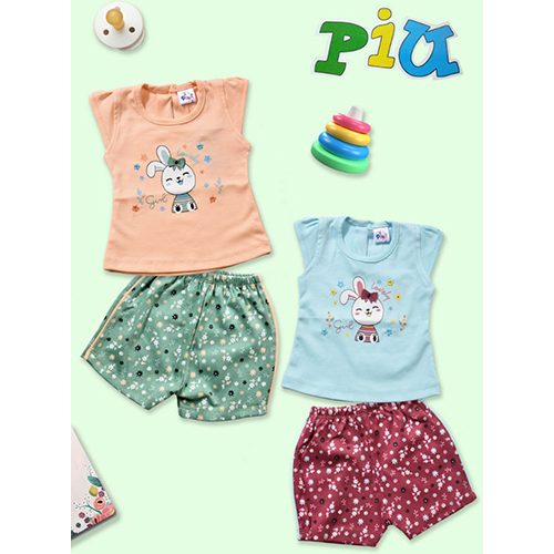 7001 Baby Girls Top And Hotpant Set