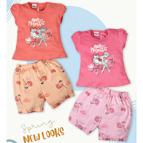 7065 Baby Girls Top And Hotpant Set