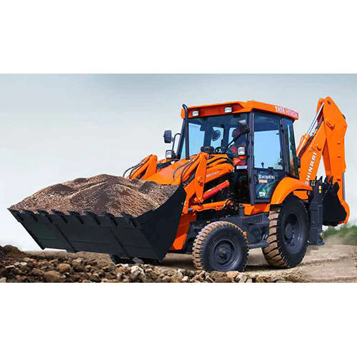 74 Hp Tata Hitachi Shinrai Prime Backhoe Loader - General Use: Construction