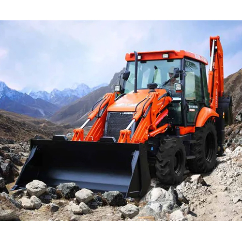 73.2 Hp Shinrai Pro Tata Hitachi Backhoe Loader - General Use: Construction