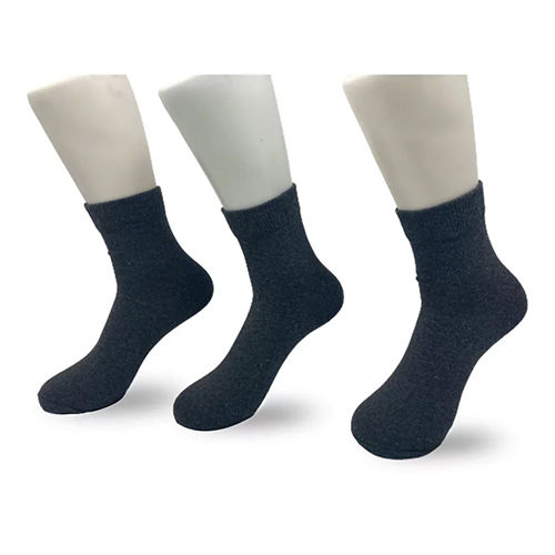 Plain Ankle Socks - Color: Blue