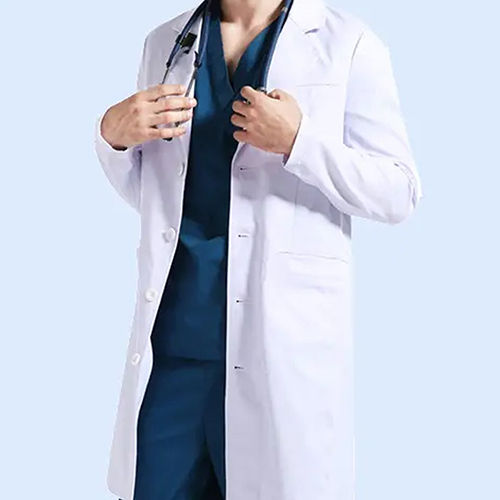 White Cotton Doctor Uniform - Gender: Unisex