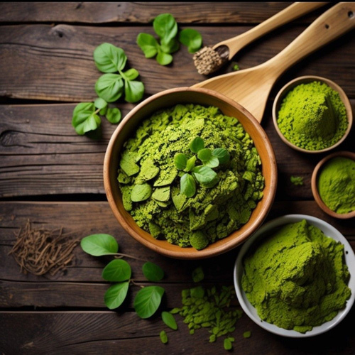 Moringa Powder - Pure Herbal Leaves Blend | Versatile For Dietary, Personal Care, Skin Nourishment, Room Temperature Storage, 6-12 Months Shelf Life