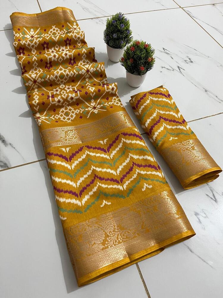 Patola Saree - Color: As Per Images