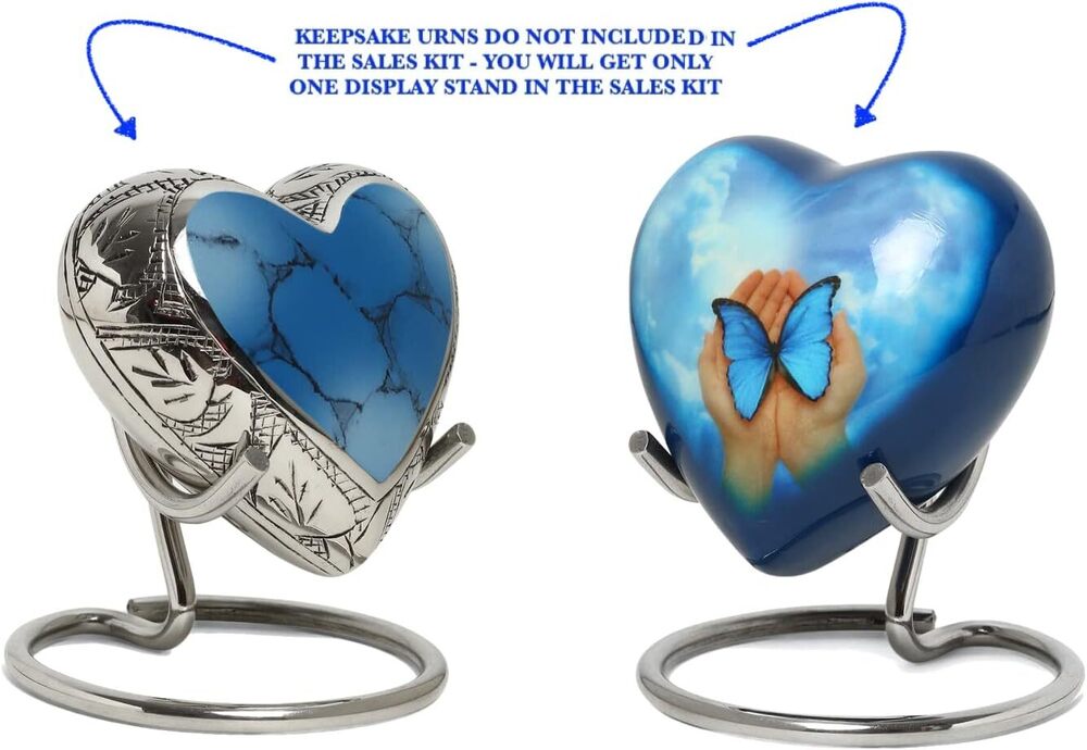 Bradd Heart keepsake Urn with Screw Lid
