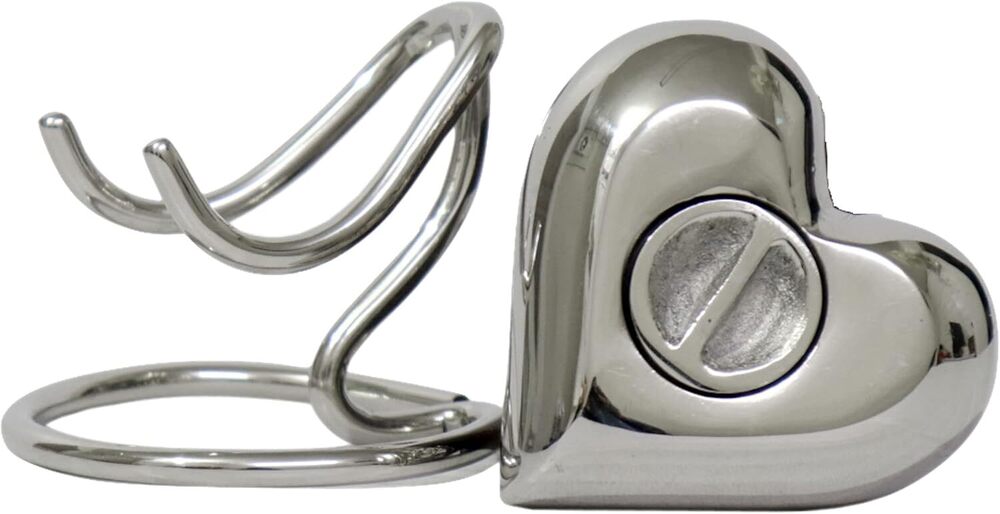 Bradd Heart keepsake Urn with Screw Lid