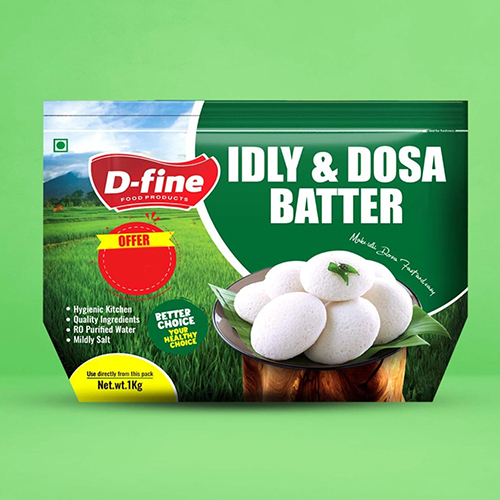 1Kg Idly And Dosa Batter - Additives: Not Added